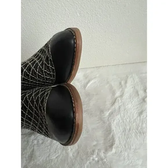 Jeffrey Campbell Taggart Bootie Boots Cage Leather Size 7 - Picture 8 of 13